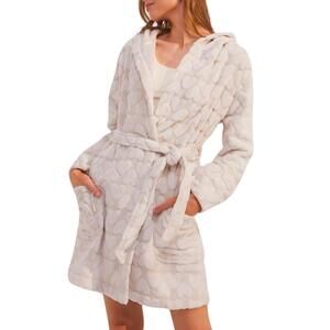 NEW Z SUPPLY heart robe in champagne